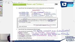 10.SINIF / Almanca / Essen und Trinken Etkinlik