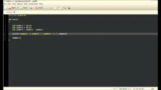 C Programming Tutorial II - Variables