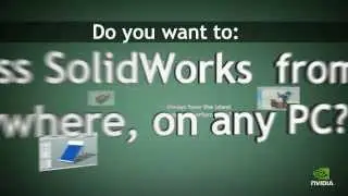 NVIDIA GRID Visual Computing Appliance at SolidWorks World 2014.