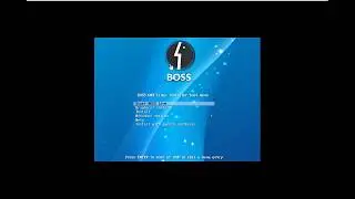 Boss 6.2 installation and familiarization