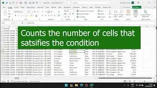 How to Use Excel COUNTIF, COUNTIFS Functions 👉 Advanced - Excel Tutorial 23