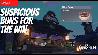 She even takes burnt rice buns | Daily Genshin | Genshin Impact