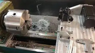 Токарка с ЧПУ. Научил станок резать резьбу.