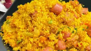 How To Make DELICIOUS GARI JOLLOF | AMAZING GARI RECIPE