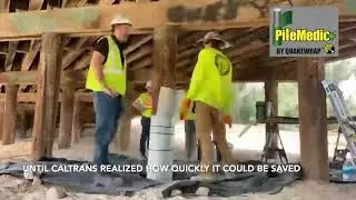Caltrans Timber Bridge Piles Saved
