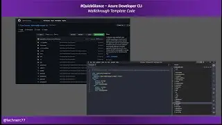 #QuickGlance - Azure Developer CLI (part 2): Walkthrough Template Code