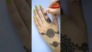 Beautiful back Hand Mehndi design 🥰❤️ #mehndi