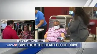 'Give from the Heart' Blood Drive update