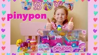 Игровой набор ПИНИПОН Машинка с прицепом Распаковка и Обзор Game set PINYPON Unboxing and Review