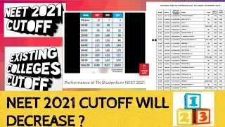 IS NEET 2021 CUTOFF IN TAMILNADU WILL DECREASE?/PERFECT NEET 2021 CUTOFF ANALYSIS/MOHAMMED IJAZ BDS
