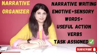 Narrative Writing Sensory Words