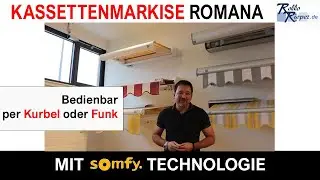 Kassettenmarkise Romana | Kassettenmarkisen | RolloRieper.de
