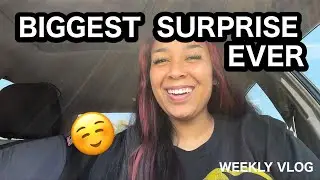 THE BIGGEST SURPRISE EVER & Shopping Haul & Mukbang | WEEKLY VLOG | missmyluck91 | annaG