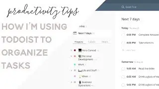 How I'm Using ToDoist - Productivity Tips