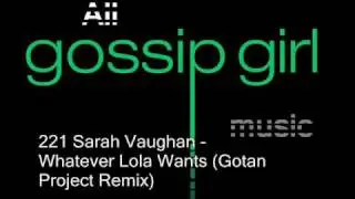 Sarah Vaughan - Whatever Lola Wants Gotan Project Remix