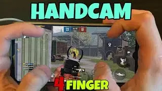 Redmi Note 8 Pro PUBG Mobile | HANDCAM 4 Finger + Full Gyro!