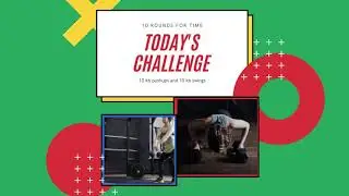 Free At Home Workout - Push-ups And Kettlebell Swings