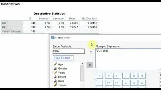 Statistics for Research - 37 - Moderation Analysis using SPSS with Continuous Variables