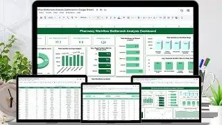 Pharmacy Workflow Bottleneck Analysis Dashboard in Google Sheets