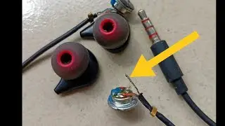 Earphone speaker wire repair (Intex 101 headphones)
