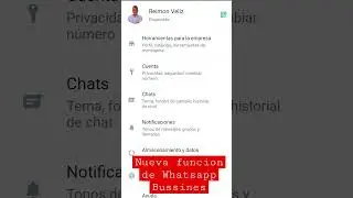 ⚠️Nueva Función de Whatsapp Bussines⚠️#whatsappbusiness #marketingdigital #whatsapp