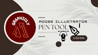 Unblievable trick to draw pen tool use in Adobe Illustrator|| Graphic Designer|| Graphicly