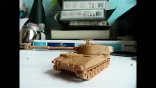 Review & Build in Pictures of M109 from Zvezda in 1:100 scale