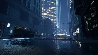 City Nighttime (Speed level design / Unreal Engine)