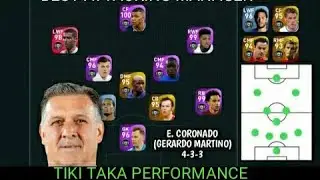 BEST MANAGER PES 2022 MOBILE|PES 2021 BEST FORMATION|Coronado 4-3-3 BEST TIKI TAKA PERFORMANCE