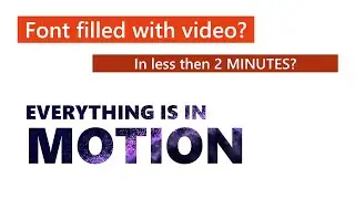 Create an AWESOME PowerPoint Cover and fill your title font with a video DOWNLOAD