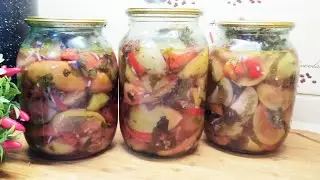 Невероятная ЗАКУСКА из ЗЕЛЁНЫХ ПОМИДОР! Можно кушать через сутки,а можно и закатать на зиму!
