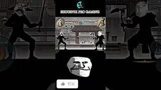 Shadow fight 2(hermit vs shadow) #trollface #shadowfight2 #edit  @shourvikprogaming1614 #shorts