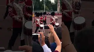 The British Grenadiers II Changing of the Guard Ceremony Buckingham Palace London UK  #shortsvideo