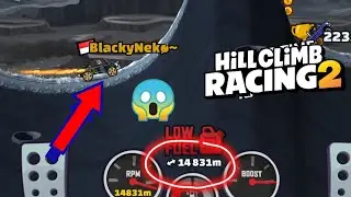 😱I PASS 13.4KM IN MOON WITHOUT KANGAROO?!?! - Hill Climb Racing 2
