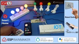 [DIY Project] ESP32 IoT Home Automation Project using RF Remote and ESP Rainmaker