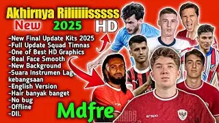 Efootball Pes 2024 PPSSPP Mod Timnas dan Eropa Full Final Update kits 2025 Camera PS5 HD Graphics