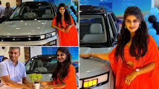 Bigg boss 8 Actress Soniya AKula Unveils Hyundai Creta Electric in JSP Hyundai at Jubilee Hills