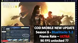 COD MOBILE 90 FPS UNLOCKED ? BLUESTACKS CALL OF DUTY MOBILE ON EMULATOR | ULTRA FPS MULTIPLAYER MODE