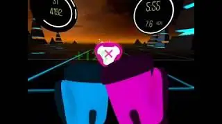 BoxVR Oculus Quest Gameplay (Hard difficulty)