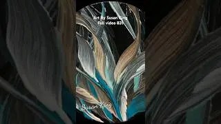 #shorts  Botanical Fluid Art Full Video 831