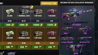 Dead Target: Zombie - Decimator boxes rewards - Oct 3, 2023