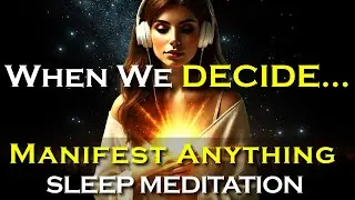 When We Decide... MANIFEST ANYTHING ~ Listen while you Sleep Meditation