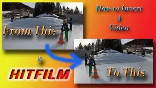 How to Invert/Flip/Mirror a Video in Hitfilm !!