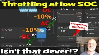 Frequency Shifting at low SOC. A home-made problem turned into an interesting and efficient feature.