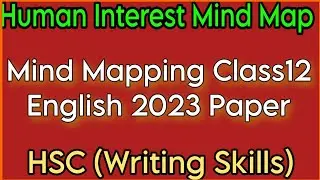 Mind Mapping On Human Interest | HSC English Paper 2023| Paper Code J202 Class 12 Maharashtra Board