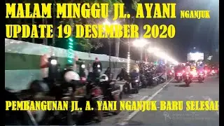 JALAN A YANI SAAT MALAM MINGGU PERTAMA PASCA SELESAI PEMBANGUNAN