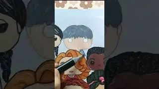 How to color BTS' Suga as Funko Pop  #latter #figurines #funkopop #shorts