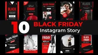 Instagram Black Friday Stories After Effect template Free Dowload BY HM Mazaharul | Free Storis Ae |