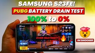 Samsung S23fe BGMI Battery Drain Test | S23 FE Pubg Mobile Battery Test