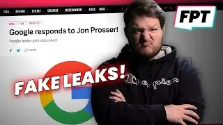 Jon Prosser is a GREAT BIG PHONY! Faked leaks!